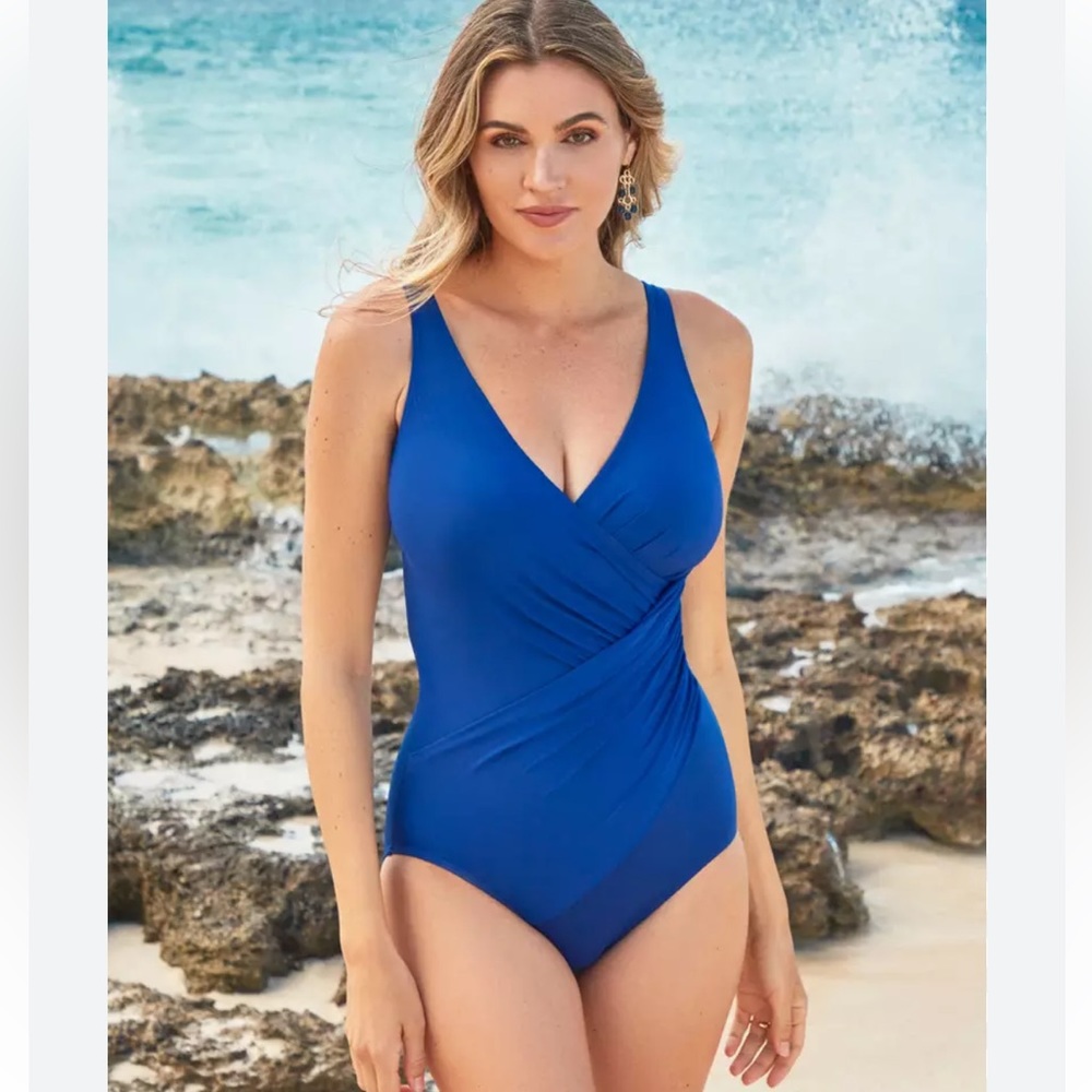 Miraclesuit Must Haves Oceanus One Piece Swimsuit Size 10